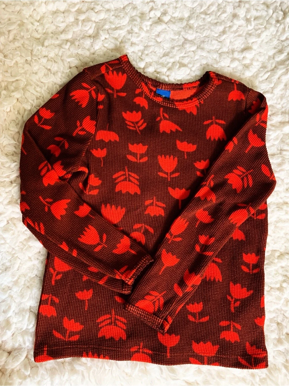 Old Navy Unisex Boys & Girls Gray NYC Graphic Sweatshirt + Waffle Knit Tulip Top